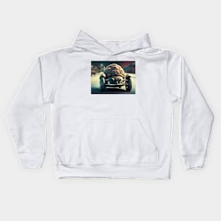 turtle turned into a car Kids Hoodie